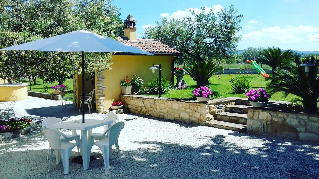Agriturismo Il Casolare Di Nonno Mario Manoppello Eksteriør bilde